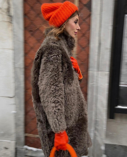 Двустороннее пальто-дубленка Tigrado