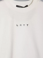 Лонгслив для мальчика белый в школу