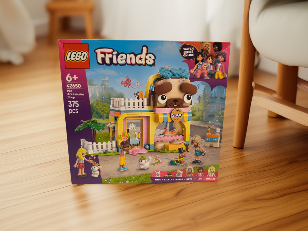 LEGO Friends 42650 «Магазин аксессуаров для домашних животных» — забота о питомцах