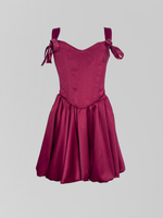 Костюм Dreess однотонный с корсетом и юбкой-баллон