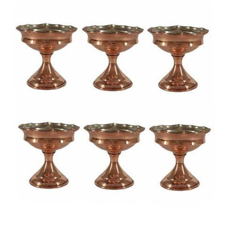 Набор мини-ваз для сервировки орехов, фруктов и сладостей 6 шт Exirmes 30220276 Иран