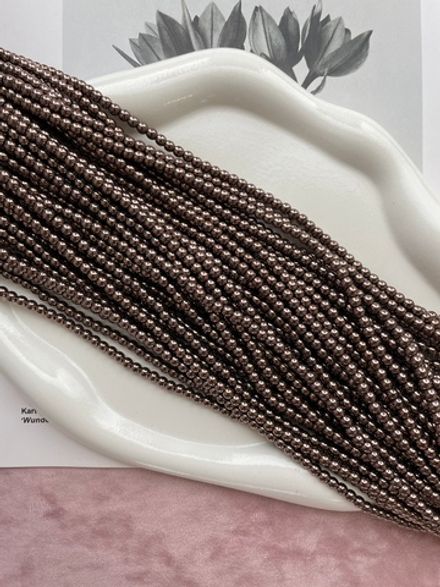 Нить бусин из гематита 4мм