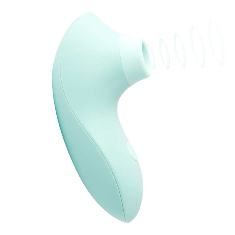 Мятный мембранно-волновой клиторальный стимулятор Svakom Pulse Lite Neo Seafoam Blue Interactive Pulse Stimulator SX013A-SB