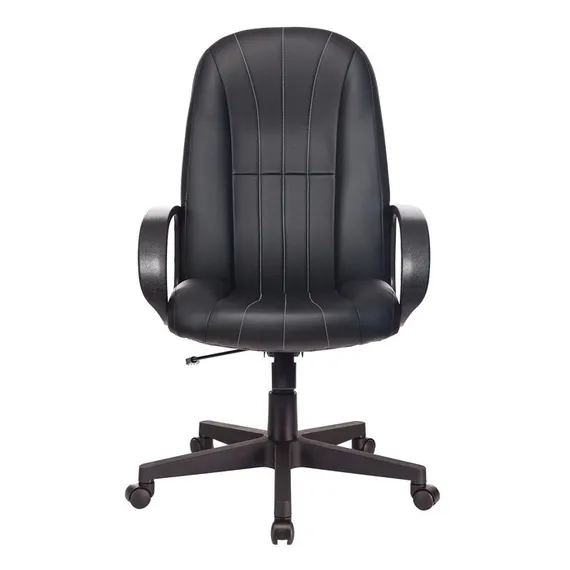 Кресло руководителя  T-898/#B черный,  искусственная кожа