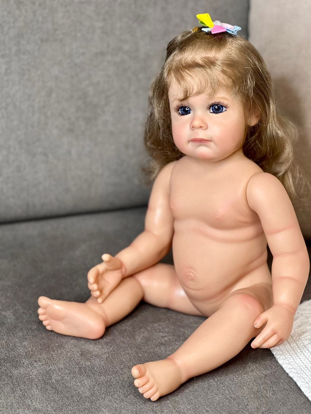 Кукла Реборн виниловая 55см в пакете (FA-040A)