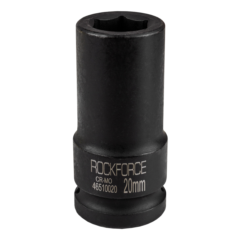 Головка ударная глубокая 3/4'', 20мм (6гр.) RockForce RF-46510020