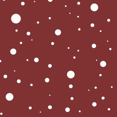 Белый горох на бордовом