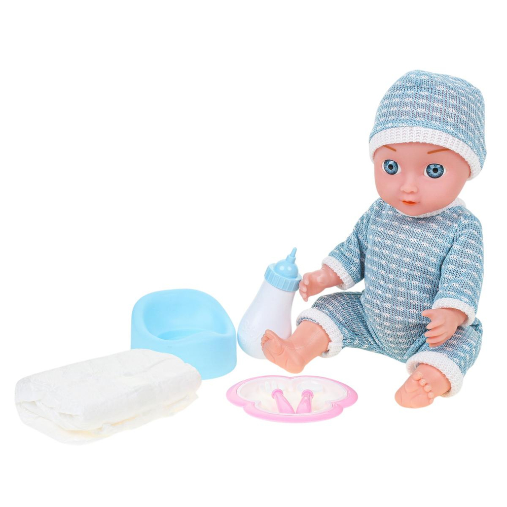 Пупс функциональный с аксесс., коробка SNB168C