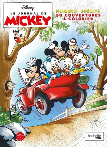 Раскраска по номерам Coloriages mysteres Disney Le Journal de Mickey / Журнал Микки / 9782017285564
