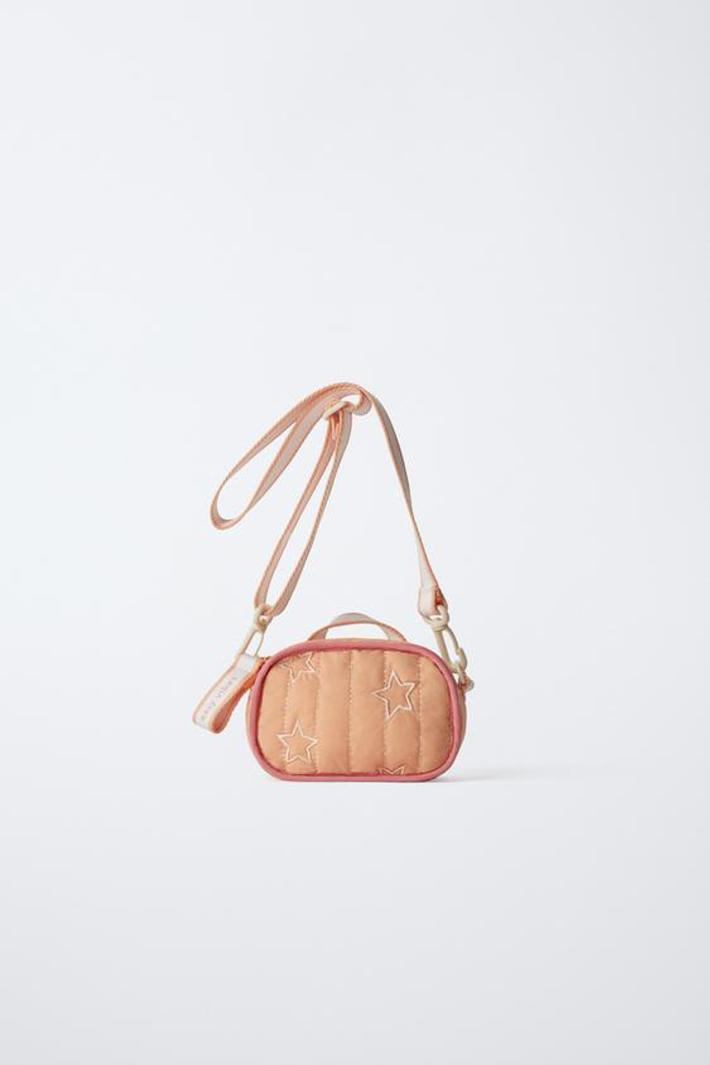 ZARA СУМКА «ЗВЕЗДА» С ПЛЕЧЕВЫМ РЕМНЕМ, ОРАНЖЕВЫЙ