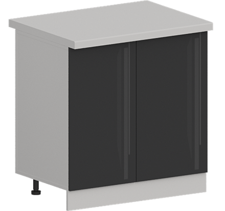 Кухня Модуль ШН 800 Графит / Галактик