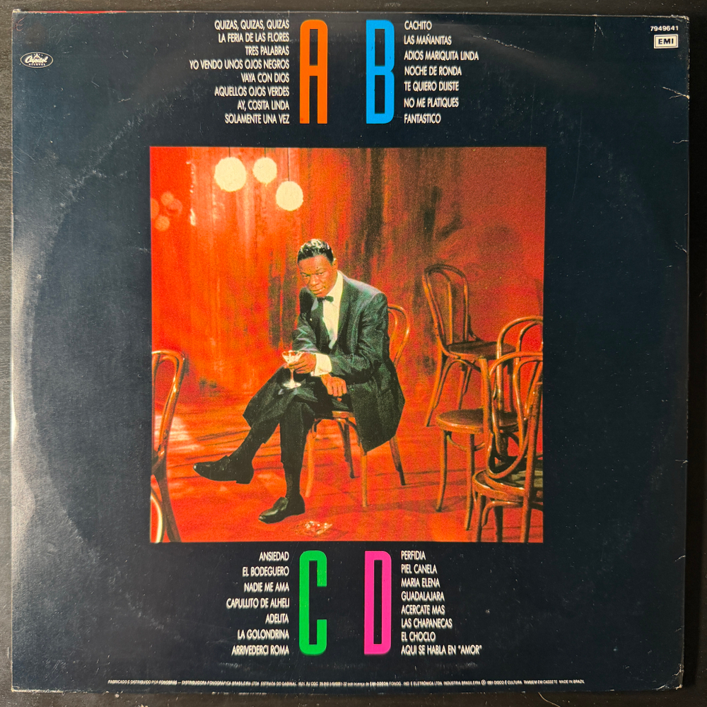 Nat King Cole ‎– Nat King Cole Collection 2LP (Бразилия 1991г.) Т