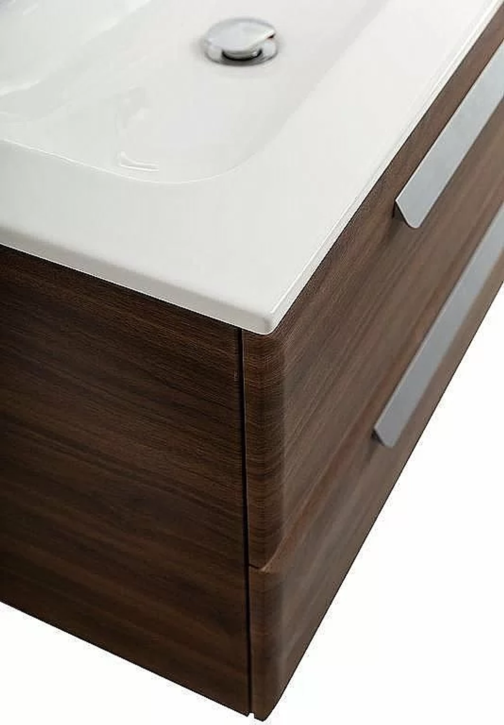 Тумба с раковиной Cezares ECO-CER-N 80 ECO-CER-N-800-2C-SO-NCS-P орех шоколад софт
