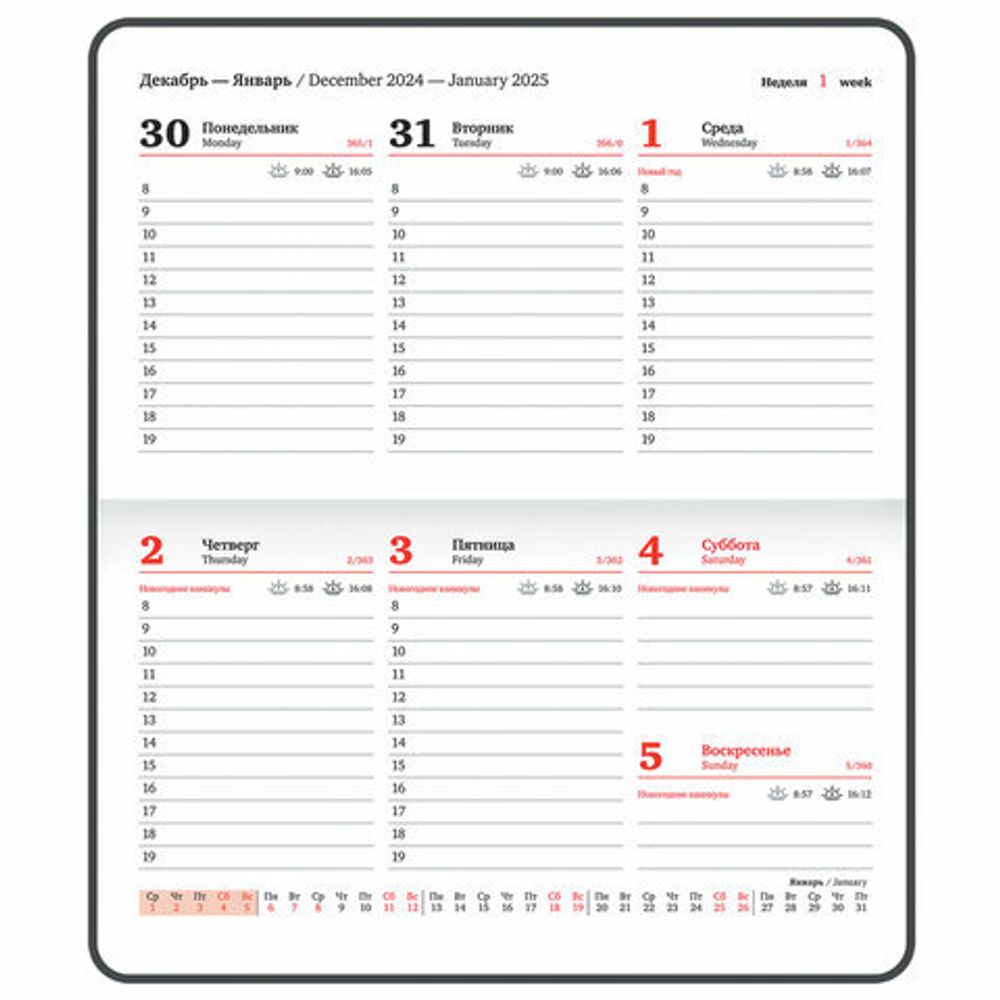 Еженедельник датированный 2025 МАЛЫЙ ФОРМАТ 95х155 мм А6, BRAUBERG "Foliage", под кожу, зеленый, 115988