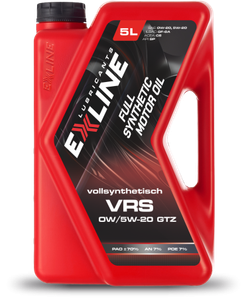 Моторное масло EXLINE Lubricants SAE VRS 0W/5W-20GTZ 5 литров за 7500 руб. АРТИКУЛ EXVRS0/5W20GTZ5L