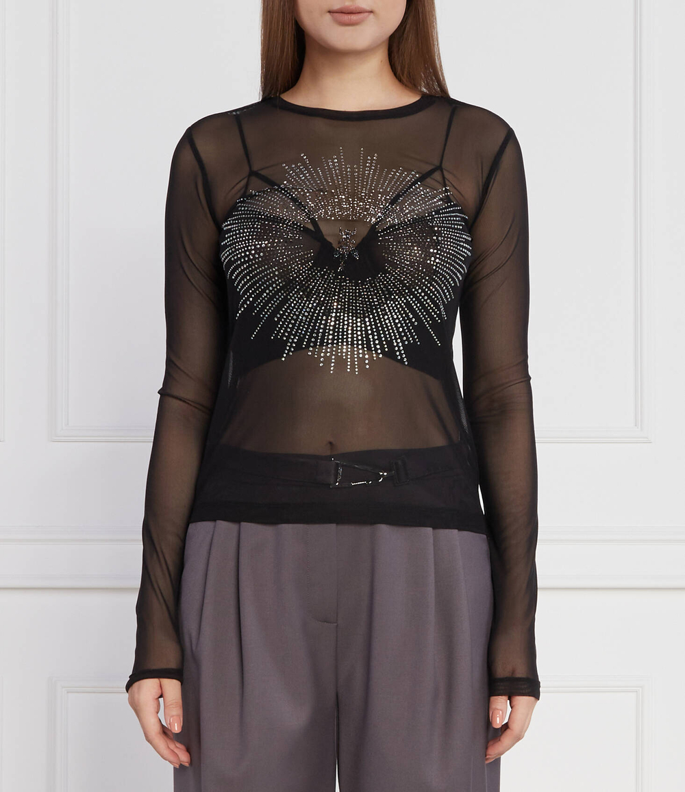 Блузка MAGLIA Patrizia Pepe - черный(8M1519 J134)