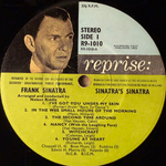 Frank Sinatra ‎– Sinatra's Sinatra : A Collection Of Frank's Favorites (Англия 1963г.)