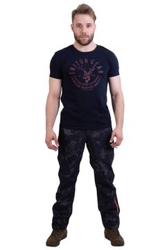 Футболка "PRIMITIVE INSTINCT" (т.синий)