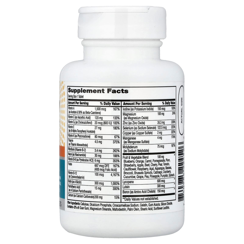 21st Century, Wellify, мультивитамины и мультиминералы для мужчин старше 50 лет, 65 таблеток