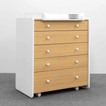 Детский пеленальный комод Antemi Mari, Белый/Винченцо