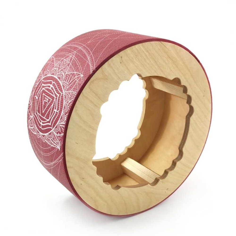 Йога-колесо Чакра Муладхара красная Рамайога