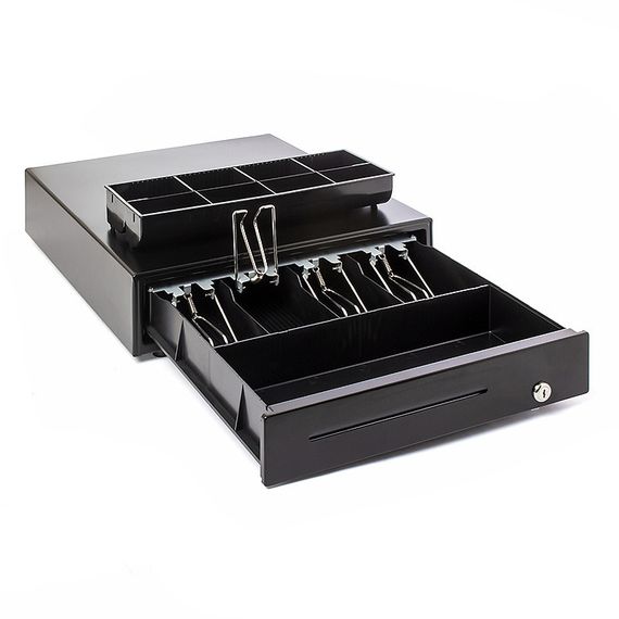 Денежный ящик POScenter 13МK 350x405x90, механический, PUSH