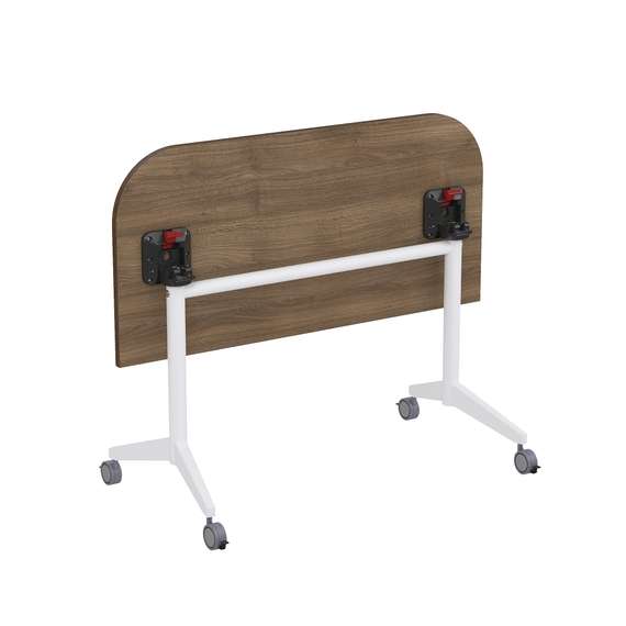 8ФСРР.101-S Складной радиусный стол-трансформер Simple с фиксаторами (1250*600*750)