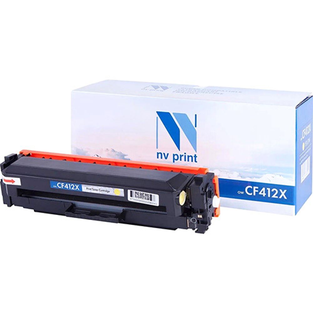 Картридж NV Print CF412X для HP Laser Jet Pro M377dw/452nw/452dn/477fdn/477fdw/477fnw, Yellow, 5000к