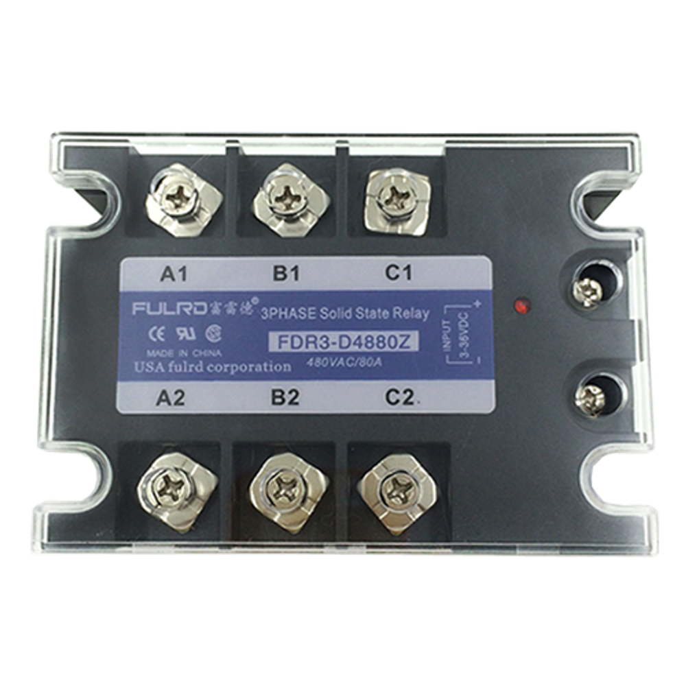 Трехфазное твердотельное реле 80А SSR FDR3-D4880