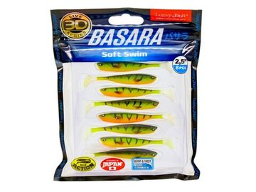 Виброхвосты LJ Pro Series 3D BASARA SOFT SWIM 06,35/PG12 8шт.