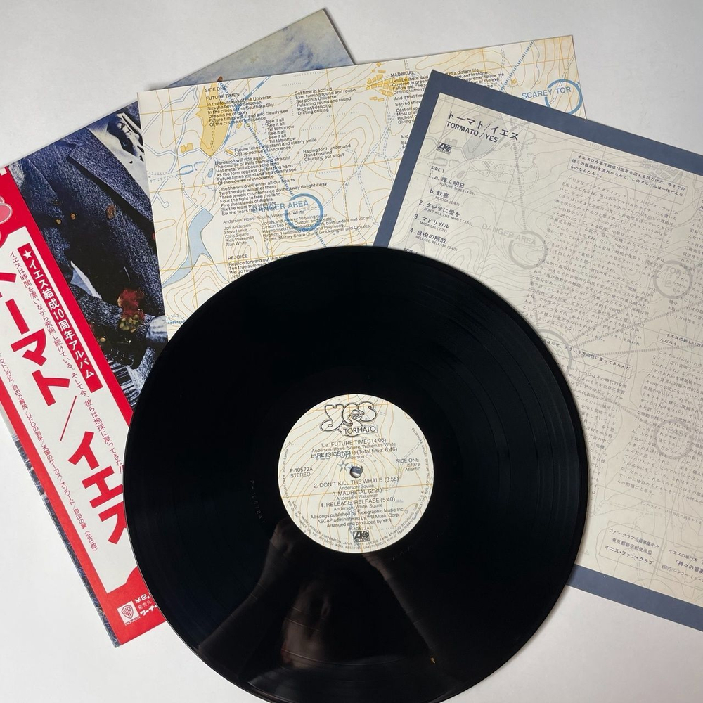 Винтажная виниловая пластинка LP Yes Tormato (Japan 1978) (Obi) Circus Of Heaven