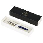 Ручка шариковая Parker Jotter Originals Recycled Navy CT синяя, 1.0мм, корпус хром, автоматич.