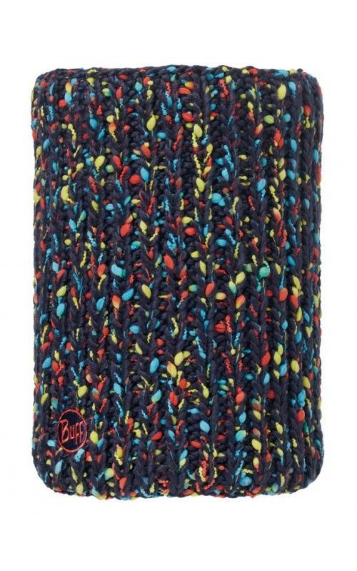 Вязаный шарф-труба с флисом Buff Yssik Dark Navy Фото 1