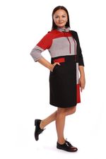 Платье женское П4129 полоски) Olsarri (Акция)