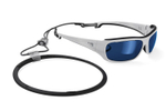 Спортивные очки LiP Tide / Stone White - Black / Zeiss / PA Polarized / Gun Blue Smoke