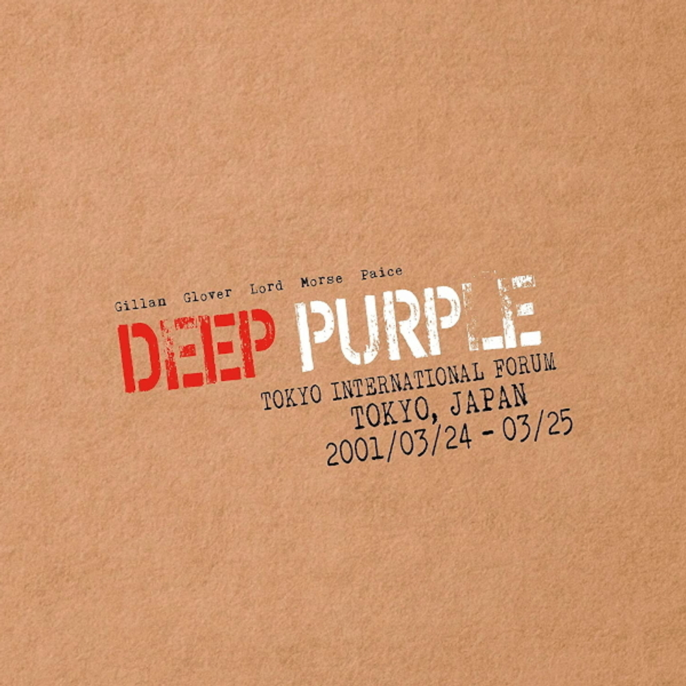 Deep Purple / Live In Tokyo 2001 (Clear Vinyl)(4LP)