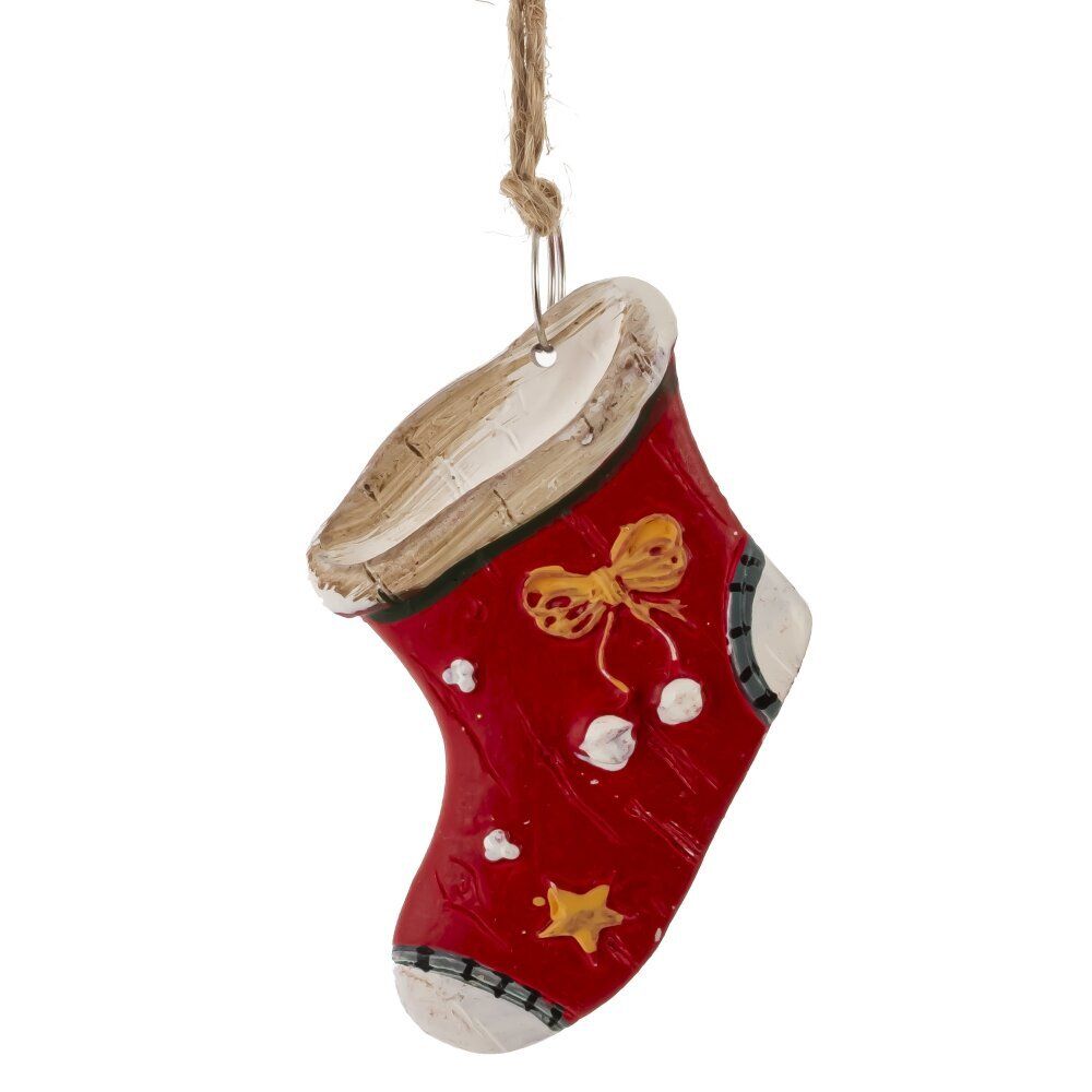 GAEM Изделие декоративное подвесное "Колокольчик/Елка/Носок/Варежка", L4 W1 H5,5 см, 4в.