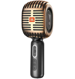 Караоке-микрофон JBL KMC600, золотистый