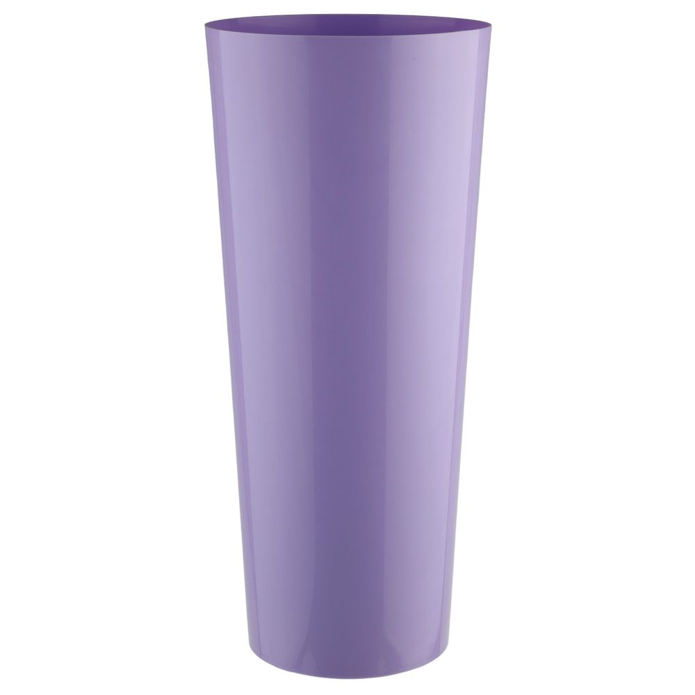 Вазон (пластик) "Инфинити" D20xH46см 14л (Сиреневый)