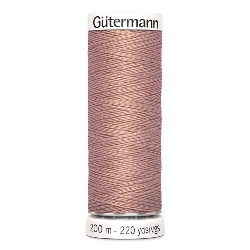 Нить Sew-All 200 м, Gutermann, 991 розово-бежевая пудра