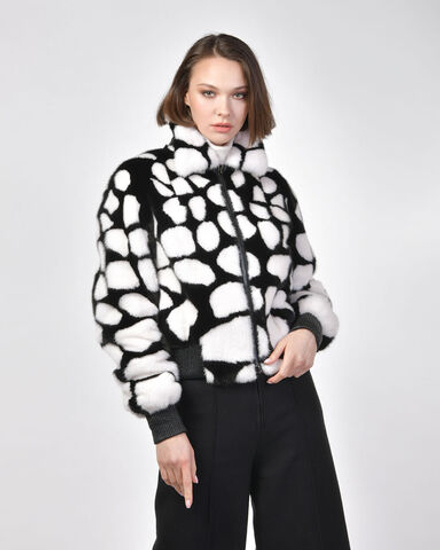 Шуба из меха норки