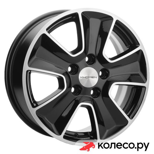 KHW1601 (Renault/Nissan) 6.5x16/5*114.3 D66.1 ET50 Black-FP
