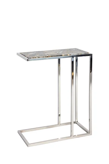 Кофейный столик Black Agate silver S