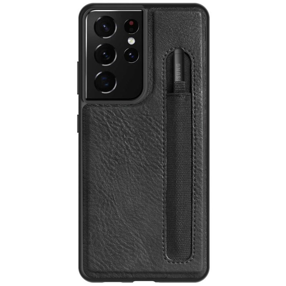 Чехол Nillkin Leather Case  для Samsung Galaxy S21 Ultra