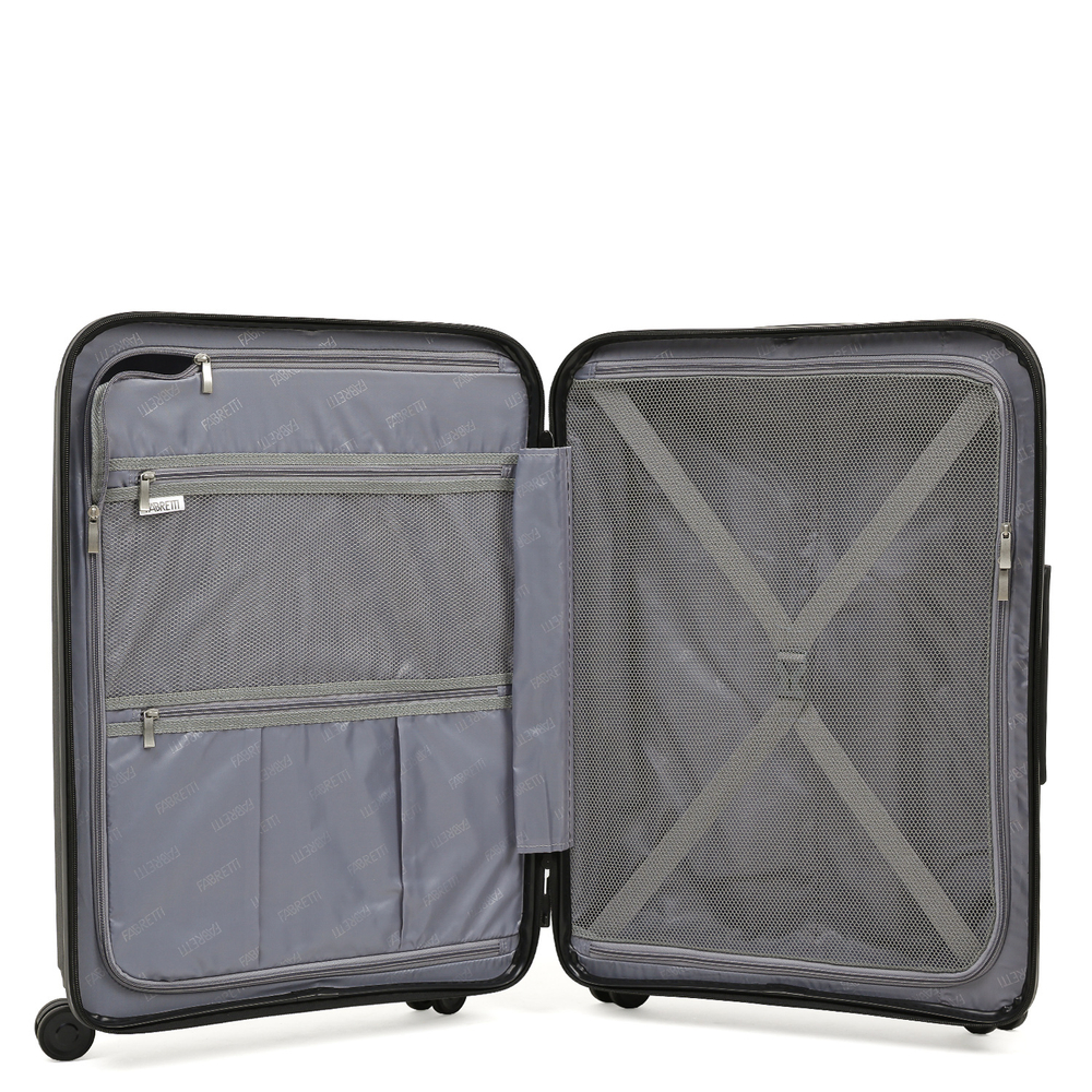 Чемодан средний (М) полипропилен "Fabretti"