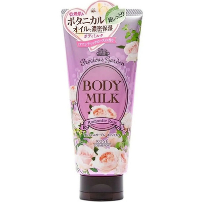 Молочко для тела глубокоувлажняющее и смягчающее с ароматом роз 200 г Precious Garden Kose