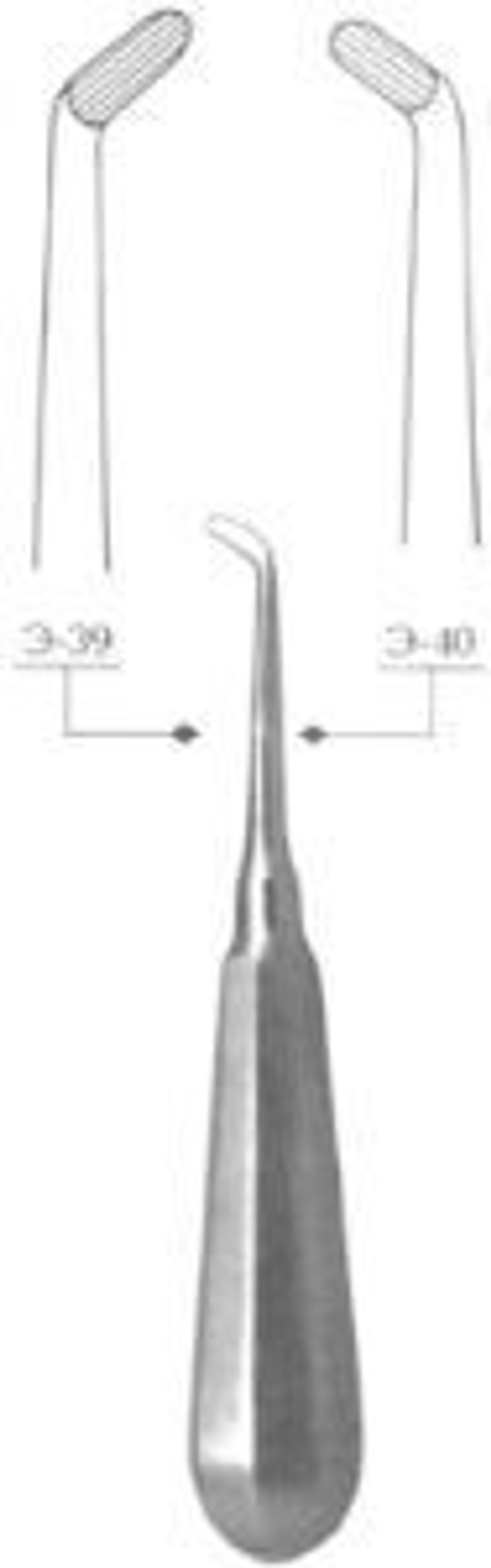 Элеватор зубной угловой большой 5Л ВР-Э-40