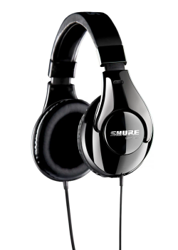 Shure SRH240A-BK-EFS (черный) профессиональные наушники закрытого типа, адаптер 6,3 мм в комплекте