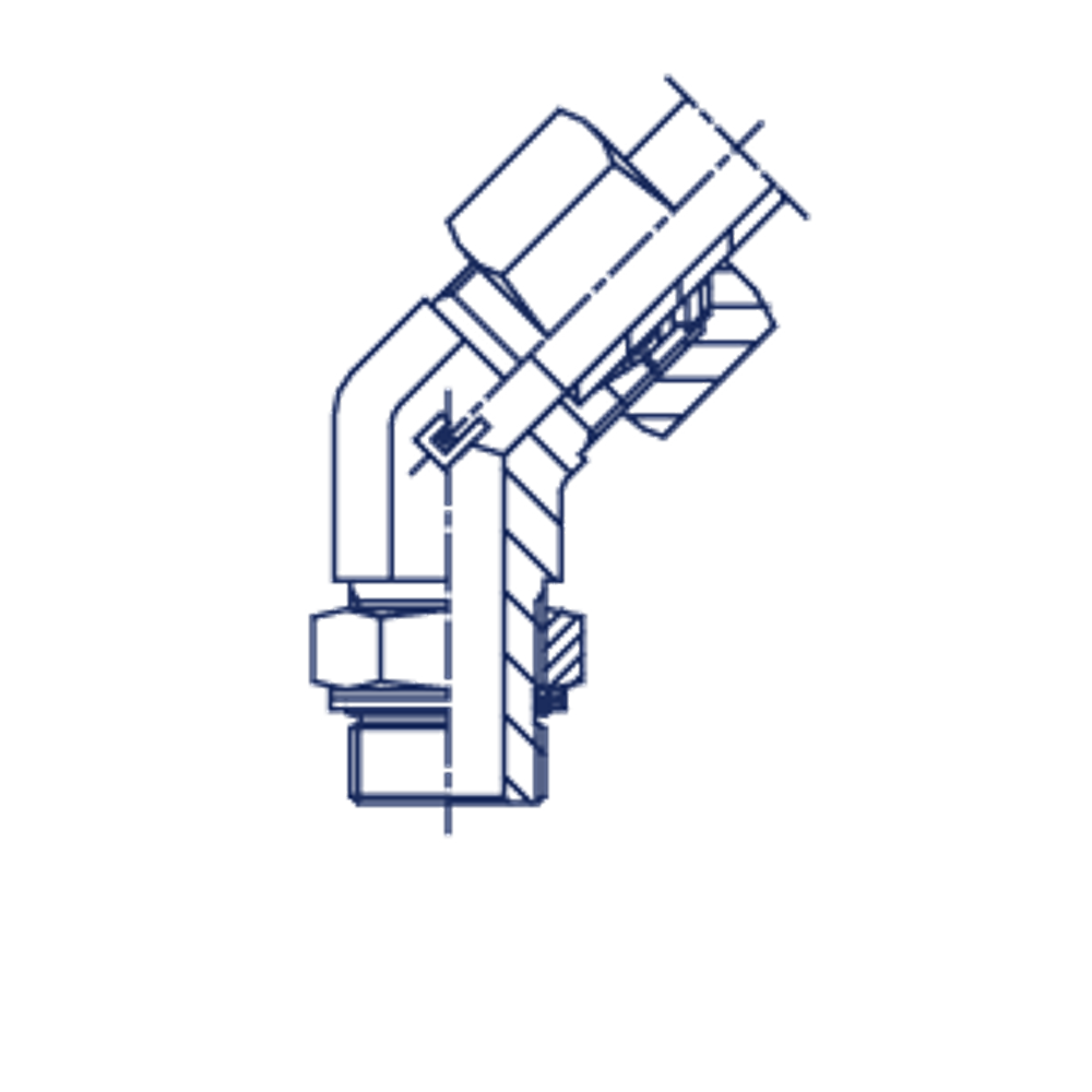 Штуцер FRG45 DS38 BSP1.1/2" (в сборе)