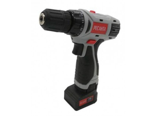 Дрель-шуруповерт аккумуляторная ДА-24-2ЛК Ресанта Х